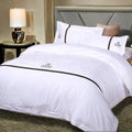 Wholesale 4pcs Bed Sheets Set Bedding Set for Hotel Motel King Queen Size Cotton Bed Sheets King Size Bedding Set
