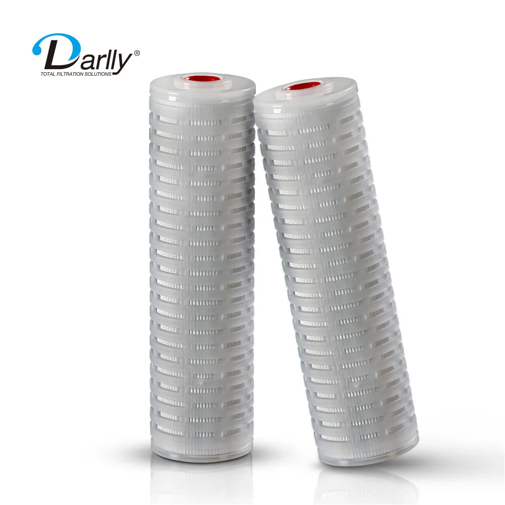 New 0.22 Micron Hydrophilic PTFE Filter Membrane Cartridges Absolute Filtration Efficiency for Strong Causticity Liquids