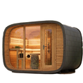 Morden Design 10-Person Traditional Wet Outdoor Sauna Electric Heating Solid Wood for Villas