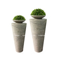 Nordic Large-Size Indoor Outdoor Custom Creative Fiberglass Flower Pots Family Garden Decorative Planters for Floor Usage