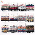 QIYUE Various Scrunchies Set White Paper Card Elastic Hair Band Ponytail Holder Hair Tie for Women