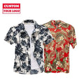 Oem Service Cheap 100% Polyester Printed Custom Mens Floral Shirts Hawaiian Men Button up Shirt