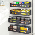 Space Saving Kitchen Refrigerator Magnetic Hanging Spice Rack Storage Rack Iron Movable Spice Organizer