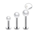 F136 G23 Titanium Alloy Body Stud Earrings Outer Teeth Lip Nails with Cross-Border Manufacturer for Wedding Jewelry