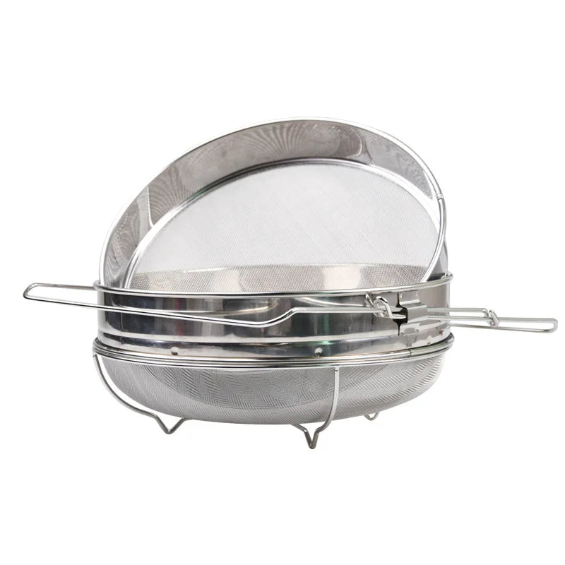 Double Sieve Honey Strainer Stainless Steel Honey Filter Strainer