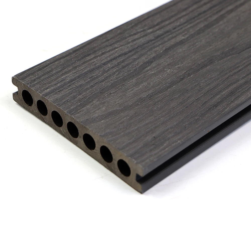 Fireproof Anti UV Plastic Composite WPC Decking Floor Smooth Square Outdoor Garden Basement Kitchen Park Bathroom Garden