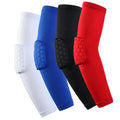 Honeycomb Elbow Pads Crashproof Arm Sleeves Support Elbow Brace for Basketball Football Volleyball