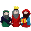 Wisemen 3D Bible Story Sculptures Nativity DIY Wool Felted Handmade Crafts Beginner Set Needle Felting Starter Kit Novelty Gifts