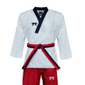 Customized Logo Dobok Taekwondo TKD Uniform Beginner Training Cardigan for Kids Martial Arts Wear for Karate Style