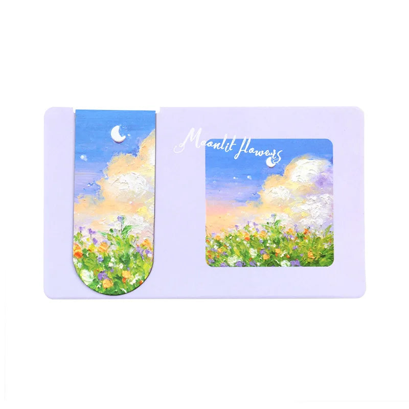 Creative Retro School Student Bookmarks Custom Logo New Magnetic Paper Stationery Supplies for Education