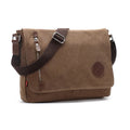 Wholesale Custom Trendy Business Casual Men Sling Bags Canvas Shoulder Crossbody Messenger Bag