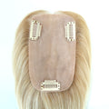 Naturral Brazilian Cuticle Aligned Virgin Hair 613 Hand Tie Crotchet Clip-in Silk Base Real Hair Woman Topper