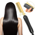 Direct Factory Mesky Hair Straightener Brush Straight Hair 360 Power Cord for Hair Straightener with Wide Plate Design Titanium
