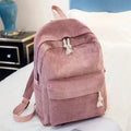 Custom Embroidered  Female Student Coloring School Bag Backpack Fashionable and Convenient