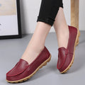 New Spring Autumn Shoes Women Flats Slip on Women Loafers Moccasins Female Shoe Plus Size