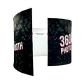2023 Inflatable 360 Booth Enclosure with Green Screen LED Backdrop Green Screen 360 Photo Booth for Trade Shows