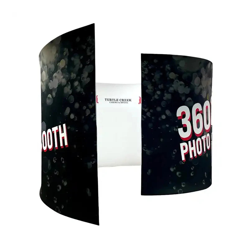 2023 Inflatable 360 Booth Enclosure with Green Screen LED Backdrop Green Screen 360 Photo Booth for Trade Shows