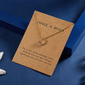 18K Gold Rhinestone I Love You to the Moon and Back Jewelry Necklace Gift for Lover Girl Friend Crescent Moon Necklace