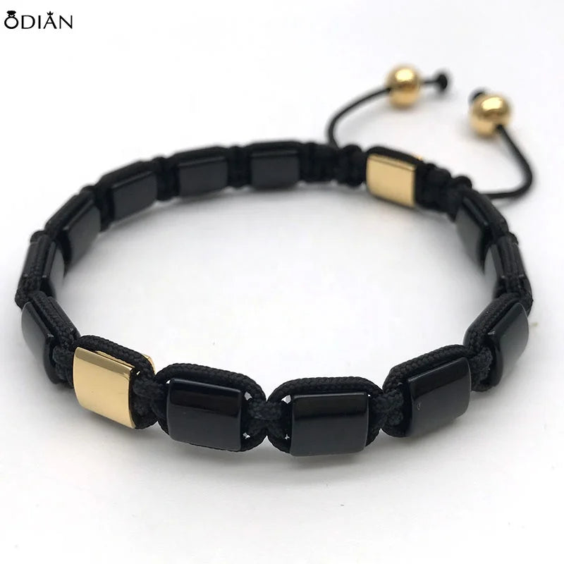 FASHION DIY Jewelry Making Bead Bracelet Black Beads Mixed Sliver Beads Bracelet for Women