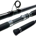 YJTY02 Carbon Fiber 2-Section  Fishing Rod Slow Action Spinning Rod for Sea Fishing in River Lake Stream EVA Handle Raft Rod fishing trolling rod