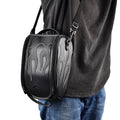 Cucyma Custom PU Hard Shell Black Waterproof Riding Motorcycle Backpack Magnetic Fuel Tank Bags for Outdoor Travel