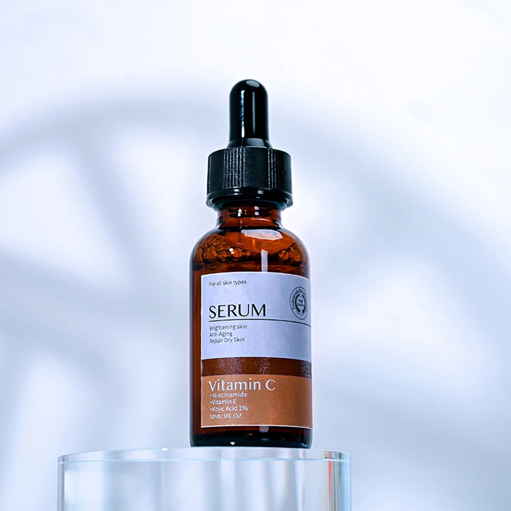 AiXin Private Label 30ML Soothing Nourishing Anti Aging Whitening Skin Vitamin E Niacinamide Serum Kojic Acid Vitamin C Serum