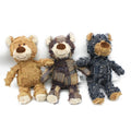Cute Bear Shape Pet Dog Toys Squeaky Stuffed Plush Toys for Dogs Cat Chewing Pet Playing Toys