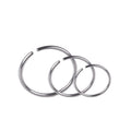 Wholesale 316L Stainless Steel Piercing Jewelry Different Colors Sizes Simplicity Open Nose Ring for Women