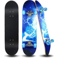 Hot Sale 31 Inch Maple OEM PVC Wheels Skateboard Longboard With Sticker Design