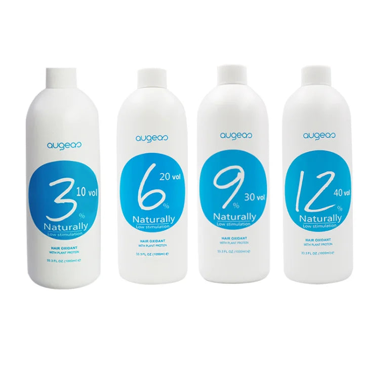 OEM Private Label Wholesale No Allergic Peroxide Hydrogen Oxidant Cream 1000ml Professional 10 20 30 40vol Hair Developer