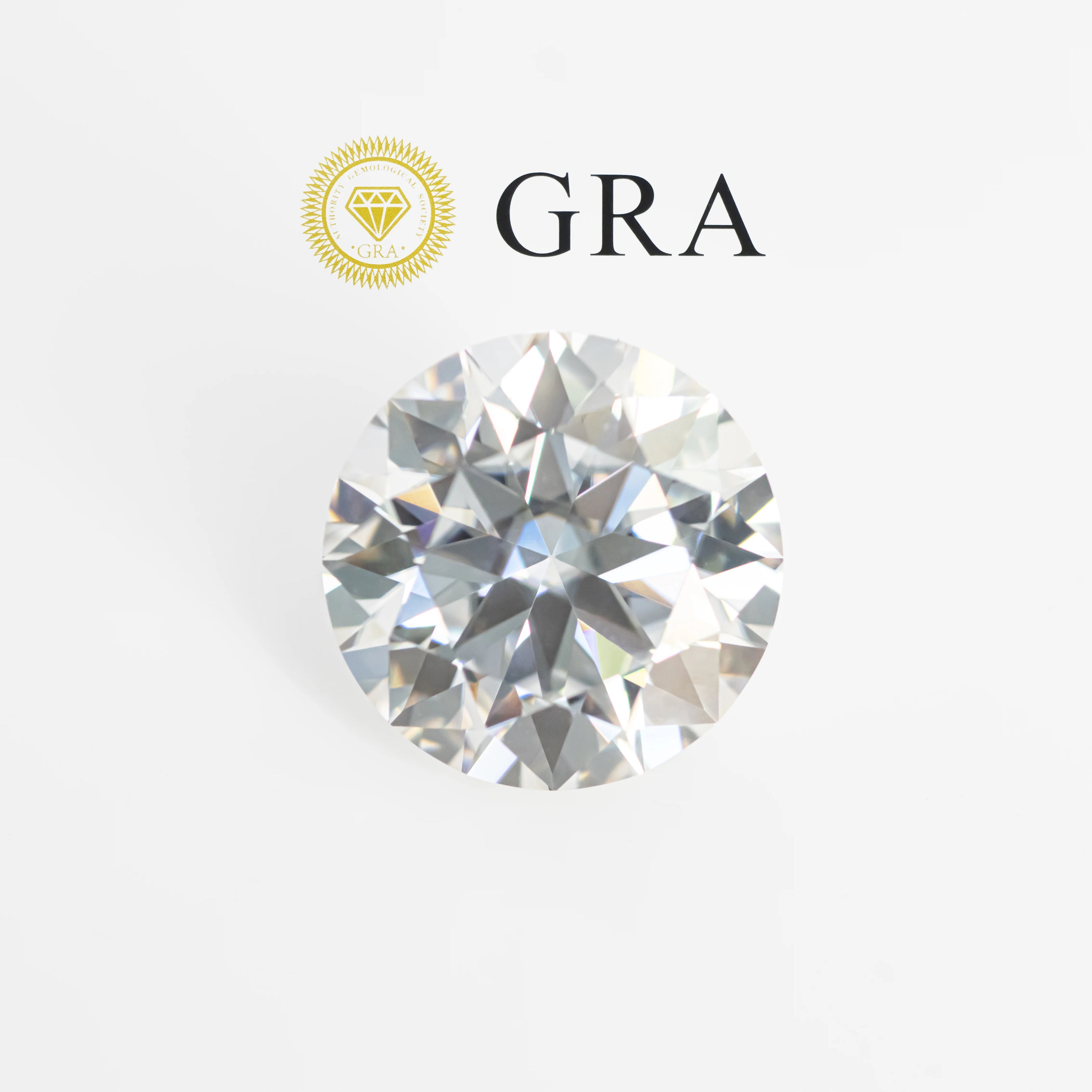 HanYu Loose Round Brilliant High Quality White D VVS1 Moissanite GRA Certified Loose Moissanite Diamond