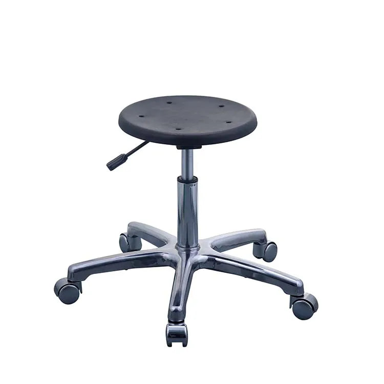 Industrial Adjustable Esd Black Pu Foam Laboratory Antistatic Chairs