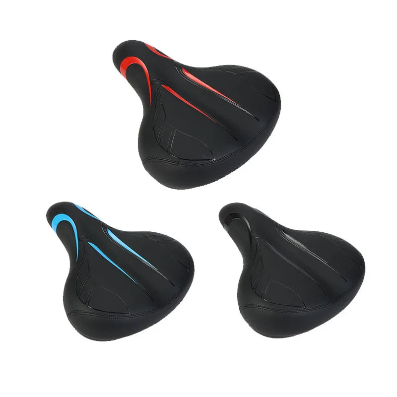 Extra Wide Bicycle Seats Cushion Thick Memory Foam Padded Universal Fit Indoor/Outdoor Cycling Saddle for Peloton Bike Simple