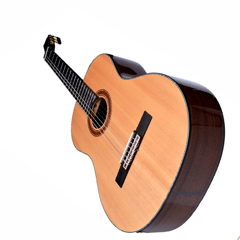 Wholesale Handcrafted 4/4 Full Size Classic Guitar Solid Top Guitarra Chinese Classical Guitar Nylon Professional