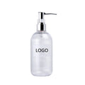 Plastic Hand Soap Dispenser Bottle with Custom Logo Modern Design for Bathroom Use in Hotels
