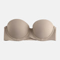 JOGOGO Wholesale Customize Women Sexy Solid Underwire Bra 2 Hooks Nylon Spandex Half Cup Bralette for Ladies
