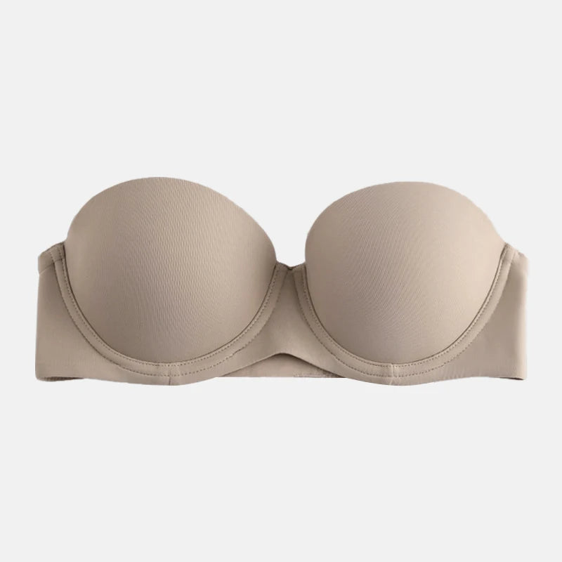 JOGOGO Wholesale Customize Women Sexy Solid Underwire Bra 2 Hooks Nylon Spandex Half Cup Bralette for Ladies
