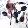 Portable 100% Natural Boar Bristle Detangling Hair Brush Soft Flexible Nylon Baby Hairbrush