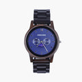 Wooden Luxury Antique Watches OEM Men's Dress Watch Drop Shipping Custom Logo Natural Glass MIYOTA Movement Dial Moon Phase 1 Pc
