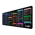 Shortcut Large Water Proof Mouse Pads Custom Gaming Mouse Pad Non-Slip Rubber Base Play Mats