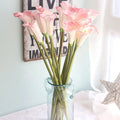 C-CL001 Artificial PU  Real Touch Mini Artificial PU Flowers Calla Lily Bulbs Wholesale for Wedding Home Decorate