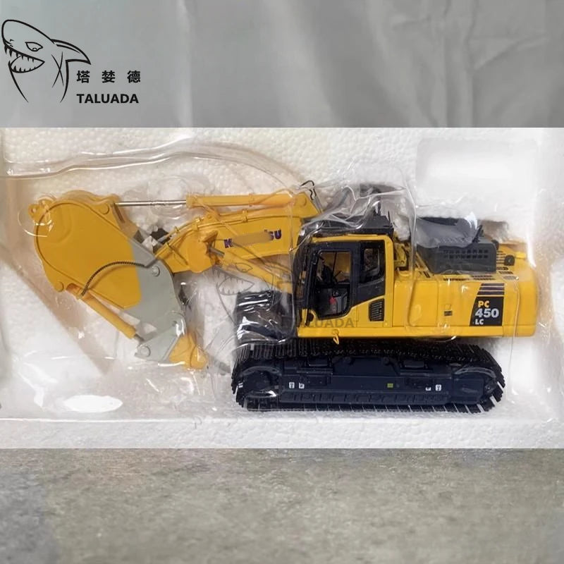 TALUADA Alloy 1:50 Scale Model PC450LC-8 Telescopic Arm Grab Excavator Model Toy