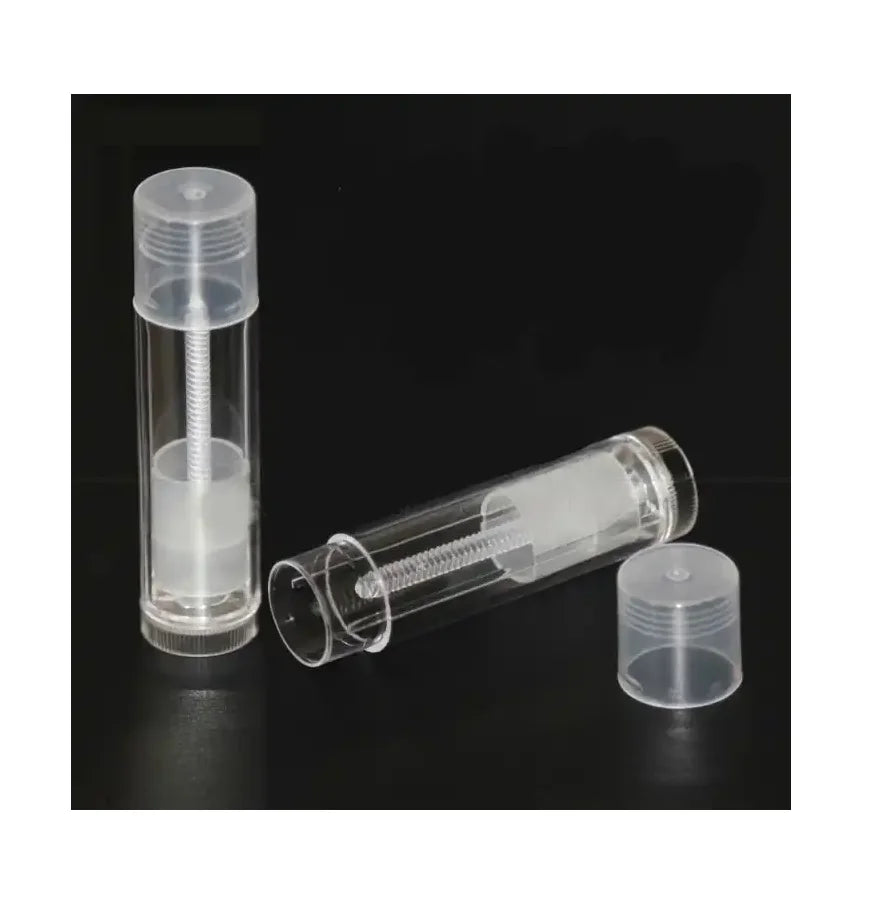5g Empty Clear Lip Balm Tube Food Grade Plastic Lip Balm Containers