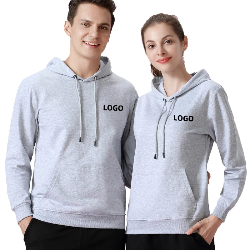 Customer Logo Oem Puff Printing Hoodie Thick Plain Sweatshirts Women's Clothing Hoodies Sweatshirt Men