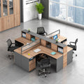 Modern Simple Fashion Office Workstation Desk Wooden Extendable Staff Workstation Furniture Cubicle Workstation