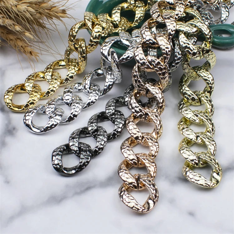 23*25mm Acrylic Linking Rings Link Connectors for Earring Necklace Jewelry Eyeglass Chain Making