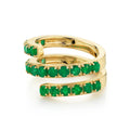 European American Fashion Women Hand Jewelry Zirconia Twist Ring Copper Plated Gold Zircon Ladies Designer Ring