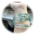 Wholesale 52-64mm Big Adult Jade Bangle Jadeite Bangle Women Stone Bracelet Charm Bangles for Mother's Day Gift