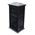 Outdoor Eco Friendly Steel Garbage Container Trash Can Outside Park Decorative Paint Metal Waste Bin Commercial Recycle Dustbin