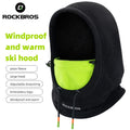 ROCKBROS Winter Polar Fleece Balaclava Custom One Hole Full Face Cover Head Warm Hat Men Women Balaclava Hood